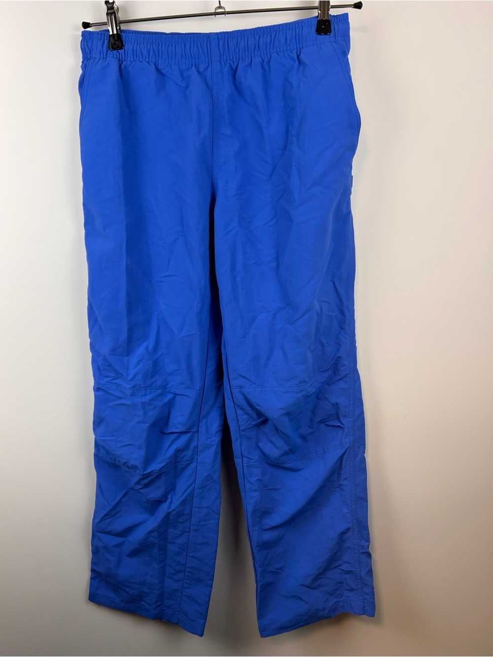 Aritzia TNA Capadino Nylon Track Pants Blue Relaxed Wide Leg Size M